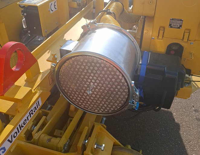 opzetroetfilter VolkerRail geleverd door Topcats Heavy Duty