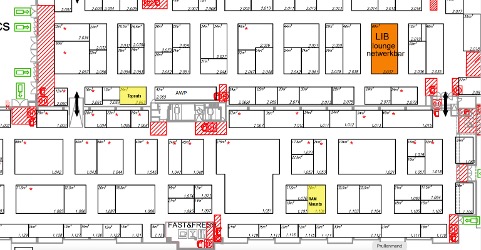 Plattegrond Transport & Logistics 2025 - Antwerpen = locatie beursstand Topcats