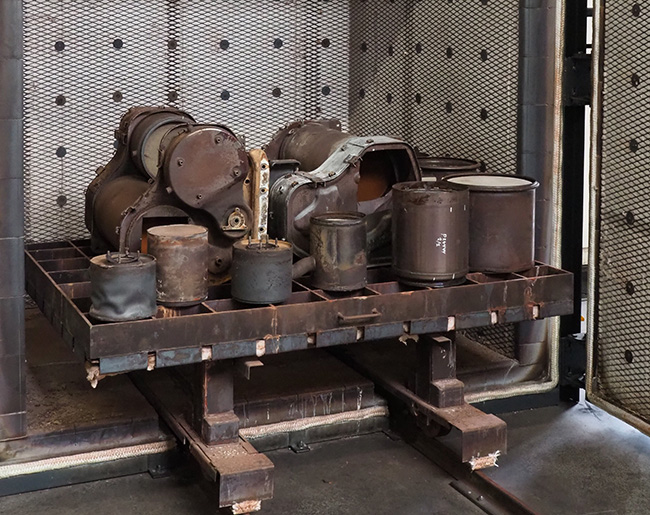 Roetfilters in oven bij Topcats