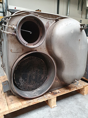 Vol DPF filter in uitlaatsysteem